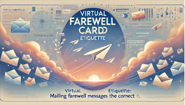 virtual farewell card